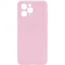Силиконовый чехол Candy Full Camera для Apple iPhone 11 Pro Max (6.5") Розовый - купить на Floy.com.ua