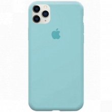 Чехол Silicone Case Full Protective (AA) для Apple iPhone 11 Pro Max (6.5") Бирюзовый - купить на Floy.com.ua