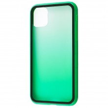 Защитный чехол для iPhone 11 Colorful Gradient Transparent Case (ТПУ + пластик) Зеленый - купить на Floy.com.ua