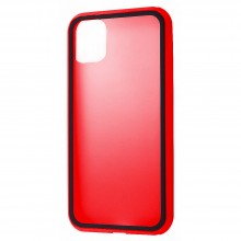 Защитный чехол для iPhone 11 Colorful Gradient Transparent Case (ТПУ + пластик) Красный - купить на Floy.com.ua