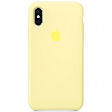 Чехол Silicone Case Full Protective (AA) для Apple iPhone XS Max (6.5") Желтый - купить на Floy.com.ua