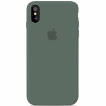 Чехол Silicone Case Full Protective (AA) для Apple iPhone XS Max (6.5") Зеленый - купить на Floy.com.ua