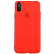 Чехол Silicone Case Full Protective (AA) для Apple iPhone XS Max (6.5") Красный - купить на Floy.com.ua