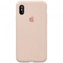 Чехол Silicone Case Full Protective (AA) для Apple iPhone XS Max (6.5") Розовый - купить на Floy.com.ua