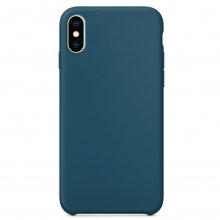 Чехол Silicone Case without Logo (AA) для Apple iPhone XS Max (6.5") Синий - купить на Floy.com.ua
