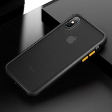 TPU+PC чехол LikGus Maxshield для Apple iPhone XS Max (6.5") Черный - купить на Floy.com.ua