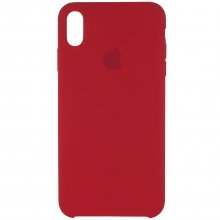 Чехол Silicone Case (AA) для Apple iPhone XS Max (6.5") Красный - купить на Floy.com.ua