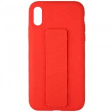 Чехол Silicone Case Hand Holder для Apple iPhone XS Max (6.5") Красный - купить на Floy.com.ua