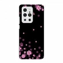 Чехол с принтом (Дизайнерские) для Meizu 18 Pro (AlphaPrint) Розовое цветение - купить на Floy.com.ua