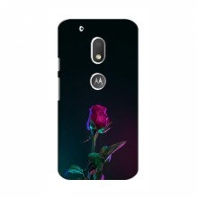 Чехол под заказ для Motorola Moto G4 Plus (AlphaPrint - Уникальный дизайн) Ночная роза - купить на Floy.com.ua