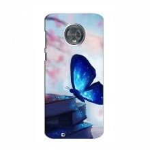 Чехол с печатью (Подарочные) для Motorola Moto G6 (AlphaPrint) Бабочка синяя - купить на Floy.com.ua