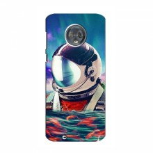 Чехол с печатью (Подарочные) для Motorola Moto G6 (AlphaPrint) Космонавт в воде - купить на Floy.com.ua