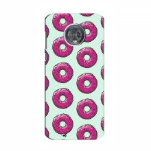 Чехлы с картинкой (Стильные) для Motorola Moto G6 (AlphaPrint) Розовые пончик - купить на Floy.com.ua