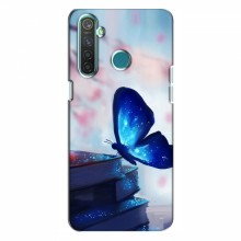 Чехол с печатью (Подарочные) для RealMe 5 Pro (AlphaPrint) Бабочка синяя - купить на Floy.com.ua