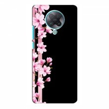 Чехол с принтом (Дизайнерские) для Xiaomi Redmi K30 Pro (AlphaPrint) Розы на черном - купить на Floy.com.ua
