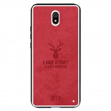 Чехол Deer TPU+Textile для Xiaomi Redmi 8A Красный - купить на Floy.com.ua