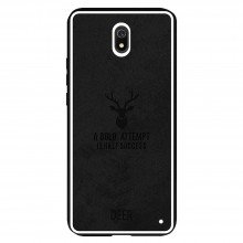 Чехол Deer TPU+Textile для Xiaomi Redmi 8A Черный - купить на Floy.com.ua