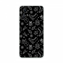 Новогодние, Праздничные Чехлы для Xiaomi Redmi Note 12s - 2024 год Новогодний фон - купить на Floy.com.ua