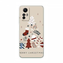 Рождественские, Праздничные Чехлы для Xiaomi Redmi Note 12s Merry Christmas - купить на Floy.com.ua