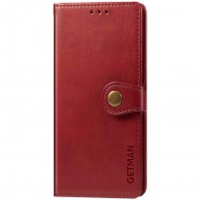 Кожаный чехол книжка GETMAN Gallant (PU) для Xiaomi Redmi Note 11 (Global) / Note 11S Красный - купить на Floy.com.ua