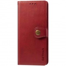 Кожаный чехол книжка GETMAN Gallant (PU) для Xiaomi Poco X5 Pro 5G / Redmi Note 12 Pro 5G Красный - купить на Floy.com.ua