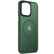 TPU+PC чехол Metal Buttons with MagSafe Colorful для Apple iPhone 14 (6.1") Зеленый - купить на Floy.com.ua