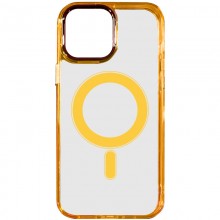 Чехол TPU Iris with MagSafe для Apple iPhone 14 (6.1") Оранжевый - купить на Floy.com.ua