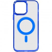 Чехол TPU Iris with MagSafe для Apple iPhone 14 (6.1") Синий - купить на Floy.com.ua