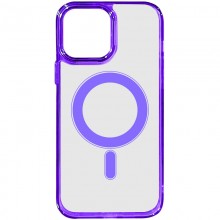 Чехол TPU Iris with MagSafe для Apple iPhone 14 (6.1") Фиолетовый - купить на Floy.com.ua