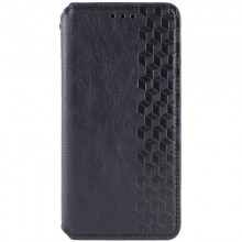 Кожаный чехол книжка GETMAN Cubic (PU) для Xiaomi Redmi Note 12S Черный - купить на Floy.com.ua
