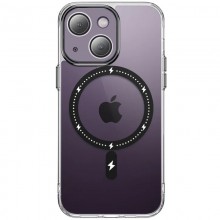 Чехол TPU+PC Colorful with MagSafe для Apple iPhone 14 (6.1") Black - купить на Floy.com.ua