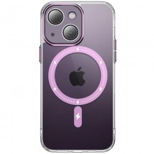 Чехол TPU+PC Colorful with MagSafe для Apple iPhone 14 (6.1") Pink - купить на Floy.com.ua