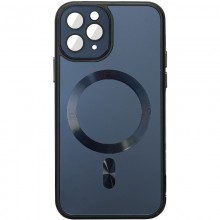 Чехол TPU+Glass Sapphire Midnight with MagSafe для Apple iPhone 14 Pro (6.1")
