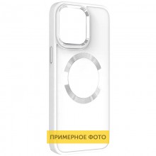 TPU чехол Bonbon Metal Style with MagSafe для OnePlus 9 Pro Белый - купить на Floy.com.ua