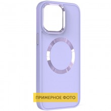 TPU чехол Bonbon Metal Style with MagSafe для OnePlus 9 Pro Сиреневый - купить на Floy.com.ua