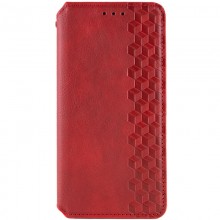 Кожаный чехол книжка GETMAN Cubic (PU) для Oppo A78 4G Красный - купить на Floy.com.ua