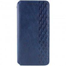 Кожаный чехол книжка GETMAN Cubic (PU) для Samsung Galaxy A54 5G Синий - купить на Floy.com.ua