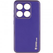 Кожаный чехол Xshield для Xiaomi 14 Фиолетовый - купить на Floy.com.ua