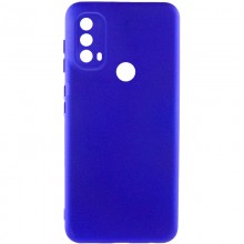 Чехол Silicone Cover Lakshmi Full Camera (A) для Motorola Moto E40 Синий - купить на Floy.com.ua