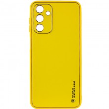 Кожаный чехол Xshield для Samsung Galaxy A25 5G Желтый - купить на Floy.com.ua
