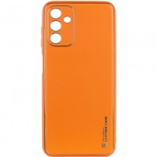 Кожаный чехол Xshield для Samsung Galaxy A25 5G Оранжевый - купить на Floy.com.ua
