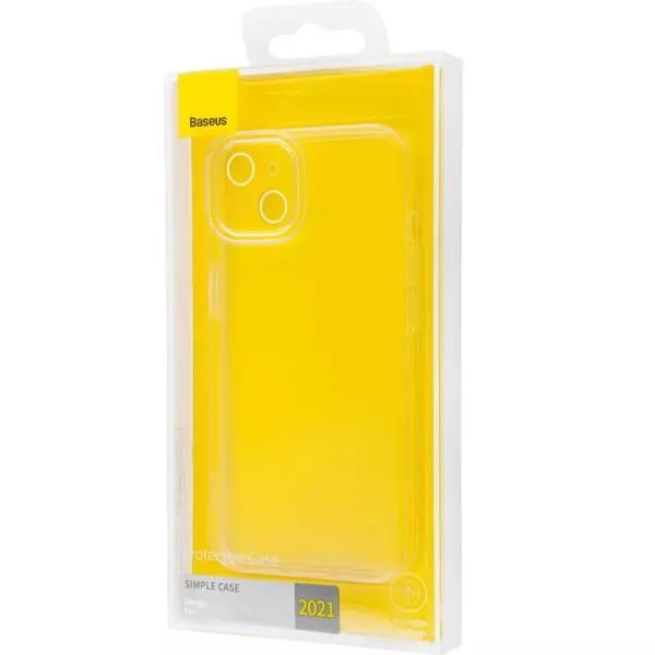 Чехол TPU Baseus Simple для Apple iPhone 14 Plus (6.7") — Прозрачный — фото 5 Чехол TPU Baseus Simple для Apple iPhone 14 Plus (6.7") — Прозрачный — фото 5