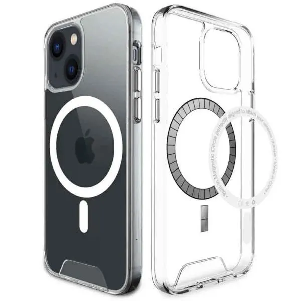 Чохол TPU Space Case with Magnetic Fit для Apple iPhone 15 Plus (6.7") — Прозорий — фото 1 Чохол TPU Space Case with Magnetic Fit для Apple iPhone 15 Plus (6.7") — Прозорий — фото 1