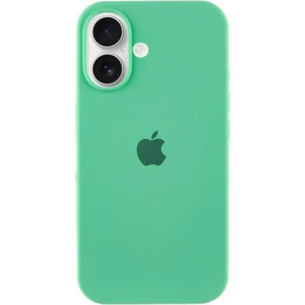 Чохол Silicone Case Full Protective (AA) для Apple iPhone 16 Plus (6.7") — Зелений — фото 1 Чохол Silicone Case Full Protective (AA) для Apple iPhone 16 Plus (6.7") — Зелений — фото 1