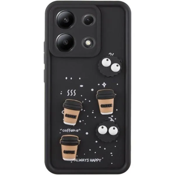 Чохол TPU Toys Case для Xiaomi Redmi Note 13 4G — Чорний — фото 1 Чохол TPU Toys Case для Xiaomi Redmi Note 13 4G — Чорний — фото 1