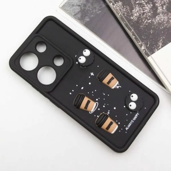 Чохол TPU Toys Case для Xiaomi Redmi Note 13 4G — Чорний — фото 2 Чохол TPU Toys Case для Xiaomi Redmi Note 13 4G — Чорний — фото 2