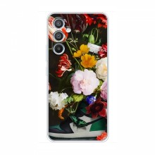 Брендновые Чехлы для Samsung Galaxy A55 (5G) - (PREMIUMPrint) Nike цветы - купить на Floy.com.ua