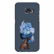 Чехлы (ART) Цветы на Samsung A7 2017, A720, A720F (VPrint) Цветы на голове - купить на Floy.com.ua