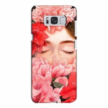 Чехлы (ART) Цветы на Samsung S8 Plus, Galaxy S8+, S8 Плюс G955 (VPrint) Глаза в цветах - купить на Floy.com.ua