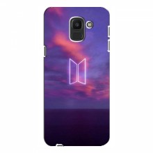 Чехлы BTS для Samsung J6 2018 (AlphaPrint) BTS логотип - купить на Floy.com.ua